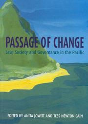 Front cover of Passage of change by Anita Jowitt