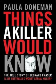 Cover of Things a Killer Would Know by Paula Doneman