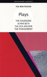Cover of Plays by E. A. Whitehead
