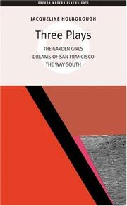 Cover of Three plays by Jacqueline Holborough
