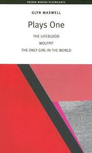 Cover of Plays one by Glyn Maxwell