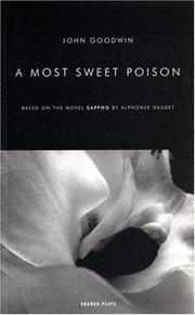 Cover of Most sweet poison by John Goodwin