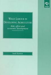 Cover of Wage labour in developing agriculture by Sunil Kanwar