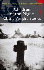 Cover of Children of the Night by David Stuart Davies
