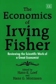 Cover of The economics of Irving Fisher by Fisher, Irving