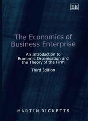 Cover of The Economics of Business Enterprise by Martin Ricketts