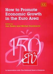 Front cover of How to Promote Economic Growth in the Euro Area by Unknown