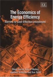 Front cover of ECONOMICS OF ENERGY EFFICIENCY: BARRIERS TO COSTEFFECTIVE INVESTMENT; STEVE SORRELL...ET AL by Eoin O'Malley