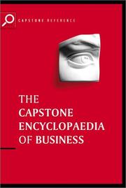 Front cover of The Capstone Encyclopaedia of Business by Capstone