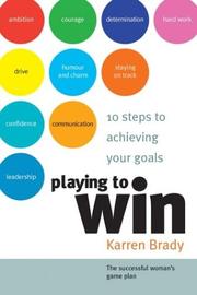 Cover of Playing to win by Karren Brady