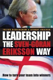 Cover of Leadership the Sven-Goran Eriksson way by Julian M. Birkinshaw