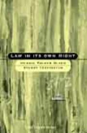 Front cover of Law in its own right by Henrik Palmer Olsen