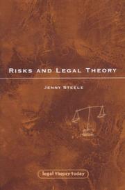 Front cover of Risks and legal theory by Jenny Steele