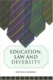Front cover of Education, Law And Diversity by Neville Harris