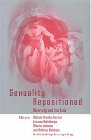 Front cover of Sexuality repositioned by Belinda Brooks-Gordon