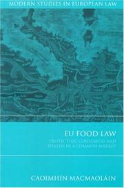 Front cover of EU Food Law by Caoimhin Macmaolain