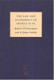 Front cover of The law and economics of Article 82 EC by Robert O'donoghue