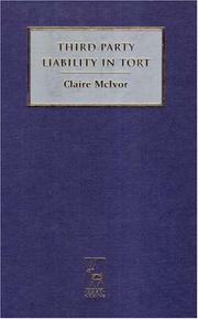 Cover of Third Party Liability in Tort by Claire Mcivor
