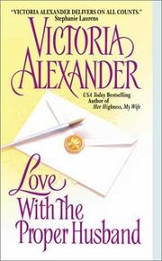Cover of Love with the proper husband by Victoria Alexander