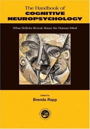Front cover of Handbook of Cognitive Neuropsychology by Rapp