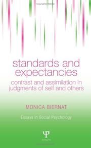 Cover of Standards and Expectancies by Monica Biernat