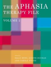 Front cover of The aphasia therapy file by Carole Pound
