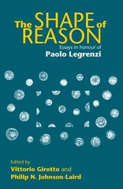 Front cover of The Shape of Reason by V. Girotto