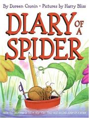 Front cover of Diary of a spider by Doreen Cronin