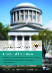 Front cover of Criminal litigation by Maura Butler