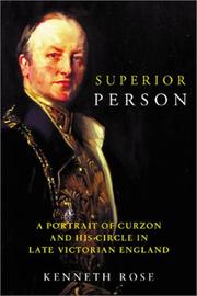 Cover of Superior person by Rose, Kenneth