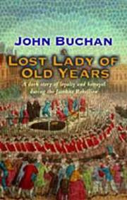 Front cover of A lost lady of old years by John Buchan