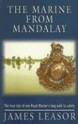 Front cover of The Marine from Mandalay by James Leasor