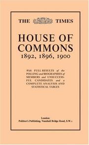 Front cover of Times Guides to the House of Commons by Iain Dale