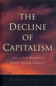 Front cover of The Decline of Capitalism by Harry Shutt