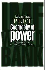 Cover of Geography of Power by Richard Peet
