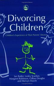 Cover of Divorcing children by Ian Butler