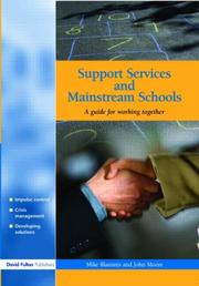 Cover of Support Services and Mainstream Schools by Mike Blamires
