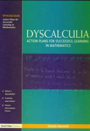 Cover of Dyscalculia by Glynis Hannell