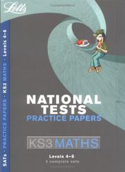 Cover of Ks3 Maths Level 3-6 Practice Paper Folder by Brian Seager