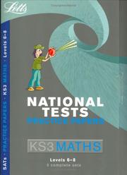 Cover of Ks3 Maths Level 5-8 Practice Paper Folder by Brian Seager