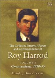 Front cover of The collected interwar papers and correspondence of Roy F. Harrod by Harrod, Roy Forbes Sir