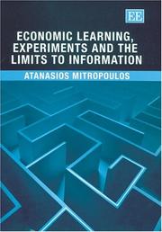 Front cover of Economic Learning, Experiments and the Limits to Information by Atanasios Mitropoulos