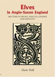 Front cover of Elves in Anglo-Saxon England by Alaric Hall