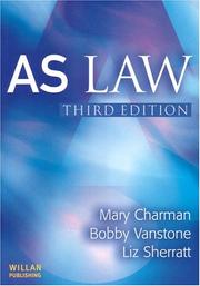 Front cover of AS law by Mary Charman