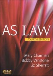 Cover of AS law by Mary Charman