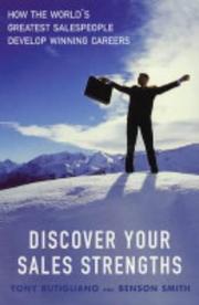 Front cover of Discover Your Sales Strengths (Gallup) by Tony Rutigliano