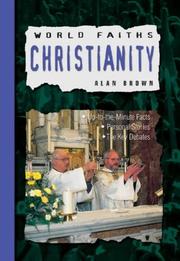 Front cover of Christianity (World Faiths) by Alan Brown