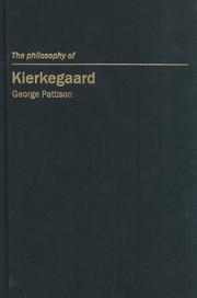 Front cover of The Philosophy of Kierkegaard (Continental European Philosophy) by George Pattison