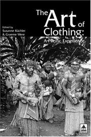 Front cover of The art of clothing by Küchler, Susanne