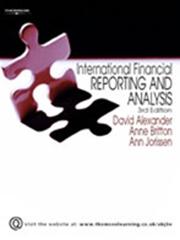 Cover of International financial reporting and analysis by David Alexander